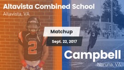 Matchup: Altavista Combined S vs. Campbell  2017