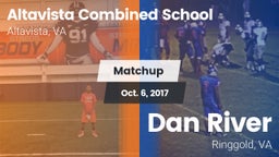 Matchup: Altavista Combined S vs. Dan River  2017