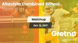 Matchup: Altavista Combined S vs. Gretna  2017
