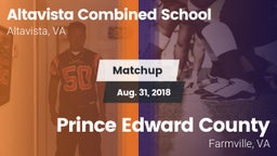 Matchup: Altavista Combined S vs. Prince Edward County  2018