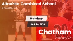 Matchup: Altavista Combined S vs. Chatham  2018