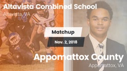 Matchup: Altavista Combined S vs. Appomattox County  2018