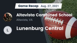 Recap: Altavista Combined School  vs. Lunenburg Central 2021