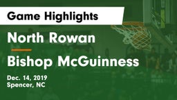 North Rowan  vs Bishop McGuinness  Game Highlights - Dec. 14, 2019