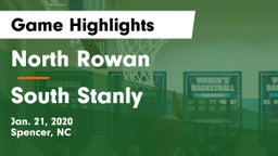 North Rowan  vs South Stanly  Game Highlights - Jan. 21, 2020