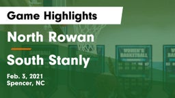 North Rowan  vs South Stanly  Game Highlights - Feb. 3, 2021
