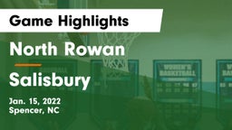 North Rowan  vs Salisbury  Game Highlights - Jan. 15, 2022