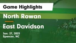 North Rowan  vs East Davidson  Game Highlights - Jan. 27, 2023