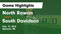 North Rowan  vs South Davidson  Game Highlights - Feb. 12, 2019