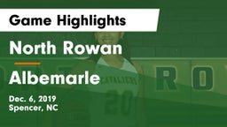 North Rowan  vs Albemarle  Game Highlights - Dec. 6, 2019