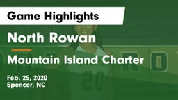North Rowan  vs Mountain Island Charter  Game Highlights - Feb. 25, 2020