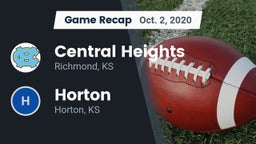Recap: Central Heights  vs. Horton  2020