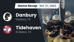 Recap: Danbury  vs. Tidehaven  2022