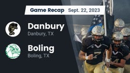 Recap: Danbury  vs. Boling  2023