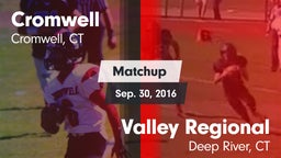 Matchup: Cromwell vs. Valley Regional  2016