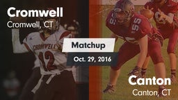 Matchup: Cromwell vs. Canton  2016