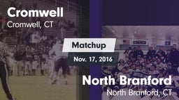 Matchup: Cromwell vs. North Branford  2016