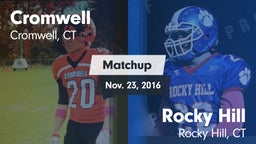 Matchup: Cromwell vs. Rocky Hill  2016