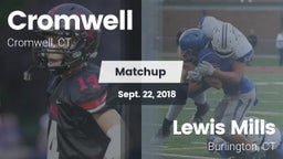 Matchup: Cromwell vs. Lewis Mills  2018