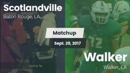 Matchup: Scotlandville vs. Walker  2017