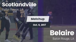 Matchup: Scotlandville vs. Belaire  2017