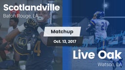Matchup: Scotlandville vs. Live Oak  2017