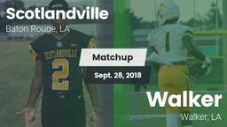 Matchup: Scotlandville vs. Walker  2018