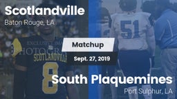 Matchup: Scotlandville vs. South Plaquemines  2019