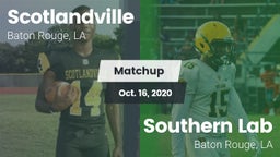 Matchup: Scotlandville vs. Southern Lab  2020