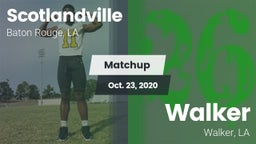 Matchup: Scotlandville vs. Walker  2020