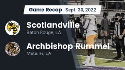 Recap: Scotlandville  vs. Archbishop Rummel  2022