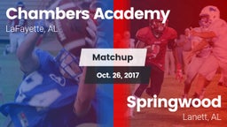 Matchup: Chambers Academy vs. Springwood  2017