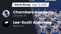 Recap: Chambers Academy  vs. Lee-Scott Academy 2022