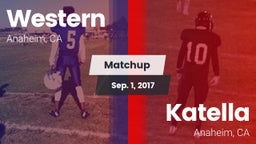 Matchup: Western vs. Katella  2017