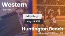 Matchup: Western vs. Huntington Beach  2018