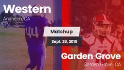 Matchup: Western vs. Garden Grove  2018
