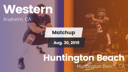 Matchup: Western vs. Huntington Beach  2019