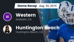 Recap: Western  vs. Huntington Beach  2019