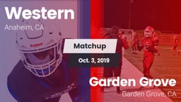 Matchup: Western vs. Garden Grove  2019