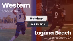 Matchup: Western vs. Laguna Beach  2019