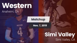 Matchup: Western vs. Simi Valley  2019