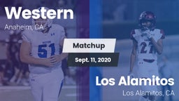 Matchup: Western vs. Los Alamitos  2020