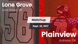 Matchup: Lone Grove vs. Plainview  2017