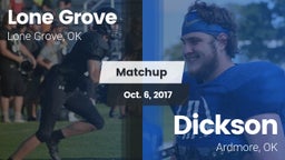 Matchup: Lone Grove vs. Dickson  2017