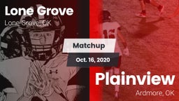 Matchup: Lone Grove vs. Plainview  2020
