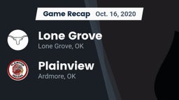 Recap: Lone Grove  vs. Plainview  2020