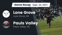 Recap: Lone Grove  vs. Pauls Valley  2021