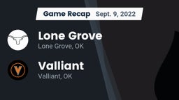 Recap: Lone Grove  vs. Valliant  2022