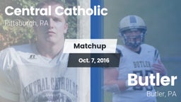 Matchup: Central Catholic vs. Butler  2016