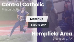 Matchup: Central Catholic vs. Hempfield Area  2017